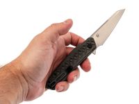 Складной нож Kizer Skinner, сталь Nitro-V, рукоять микарта, черный