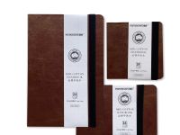 Мини-скетчбук для акварели Potentate 9х14 см 24 л 300 г, кофейный