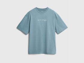 Футболка с текстовым принтом, Зеленый