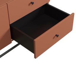 ТВ-тумба Шелби 158x67 Терракотовый