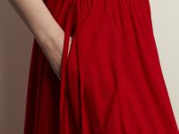 Юбка А-силуэта с поясом на резинке