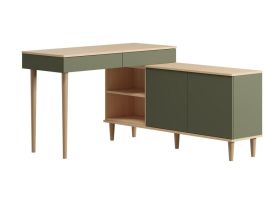 Стол-тумба Элвуд 250x78 Оливковый