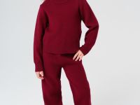 Комплект трикотажный для девочек: джемпер, брюки