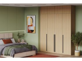 Распашной шкаф Кимбол 4.1-240x300 Дуб Барбера