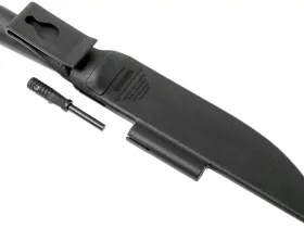 Нож с фиксированным клинком Cold Steel Bushman, сталь SK-5, рукоять сталь, черный