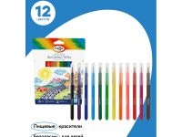 Набор фломастеров Гамма "Классические", 12 цв., смываемые, картон. упак., европодвес
