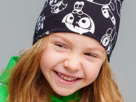 Шапка трикотажная для девочек, 2 шт в комплекте