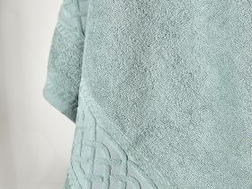 Полотенце махровое Costanza, зеленое