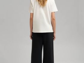 Футболка свободного кроя из хлопкового джерси