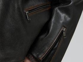 Куртка-косуха из натуральной кожи