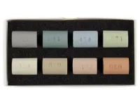 Набор пастели сухая Гамма, 8 цв, половинки, "светлые тона" картон. упаковка