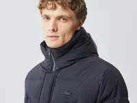 Мужская удлинённая куртка Lacoste с капюшоном