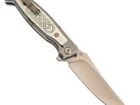 Складной нож Reptilian Руна-01, сталь D2, рукоять G10