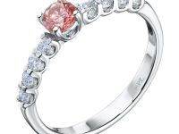 Кольцо из белого золота э4012кц05166500_pink