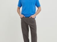 Поло из хлопка свободного кроя