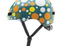 Nutcase Шлем защитный Nutcase Street Polka Face, цвет Синий-Оранжевый, ростовка S