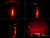 Фонарь для велосипеда задний Author A-Stake Mini USB с боковой видимостью (красный черный)