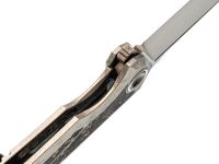 Складной нож TUOTOWN Espada, сталь Tmax, рукоять Grey Crystal Ti/Chaotic Gold CF