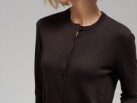 Кардиган прямого кроя с шерстью