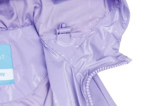 Куртка текстильная с полиуретановым покрытием для девочек (ветровка)