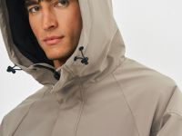 Утеплённая парка с капюшоном, Бежевый