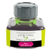 Чернила ароматизированные в банке Herbin, 30 мл, Зеленый, Лимон