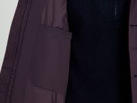 Полупальто утепленное с воротником-стойкой