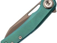 Складной нож Dr.Tech D4281BL, сталь M390, рукоять TC4, синий