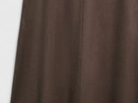 Юбка миди из искусственной замши, Коричневый