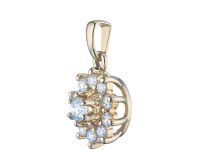 Подвеска из желтого золота э0312пд04202940