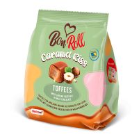 Конфеты ирисные в молочном шоколаде Bon Roll, со вкусом лесного ореха, 120 гр