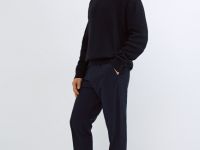 Брюки-чиносы из твила, Синий