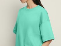 Оверсайз футболка из трикотажного интерлока