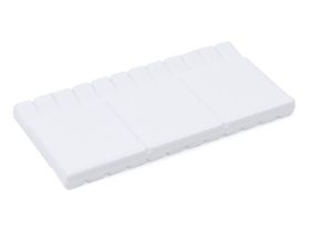 Палитра пластиковая Pinax с крышкой и ячейками для красок, 13х26 см