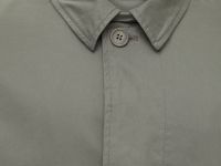 Плащ из хлопка прямого кроя