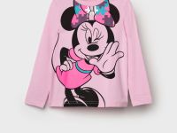 Фуфайка трикотажная для девочек (футболка с длинными рукавами)