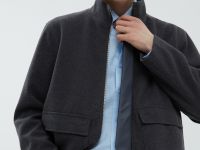 Куртка с накладными карманами