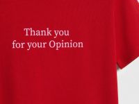 Футболка с принтом, Красный