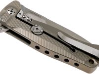 Нож складной LionSteel SR22 B (BRONZE) Mini, сталь Uddeholm Sleipner® Satin, рукоять титан по технологии Solid®, бронзовый