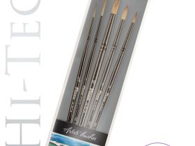 Набор кистей синтетика Pinax "HI-TECH" круглые 5 шт