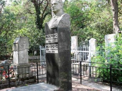 Могила командира Феодосийского партизанского отряда И.С.Мокроуса