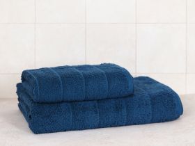 Полотенце махровое Олимп, синее