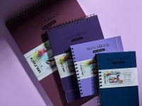 Скетчбук для акварели на спирали Малевичъ "Monet" 20х20 см 20 л 300 г, мелкое зерно