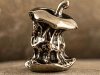 Бусина для темляка Огрызок, мельхиор