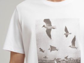 Футболка прямого кроя из джерси