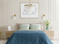 Покрывало Losanga, синее