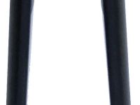 Жесткая карбоновая вилка Format 5343 1-1/8-1.5 28&quot; (черный матовый / зеленый 183 мм эксцентрик 9 мм шток 1 1/8&quot;-1.5&quot; (28.6 мм - 38.1 мм), карбон для дисковых тормозов)