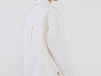 Джинсовая куртка-рубашка, Белый