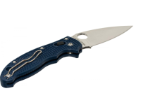 Складной нож Spyderco Manix 2 Lightweight Dark Blue, сталь Crucible CPM® S110V™, рукоять пластик FRCP, синий