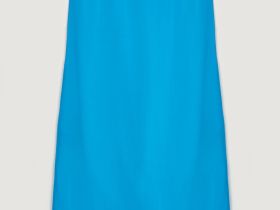 Платье миди базовое с v-образным вырезом